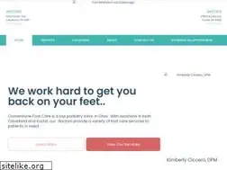 Sites similar to cornerstonefootcare.com