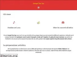 Sites similar to corogospelforjoy.it