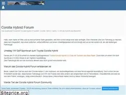 Sites similar to corolla-hybrid-forum.de