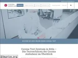 Sites similar to corona-ambulanz-koeln.de