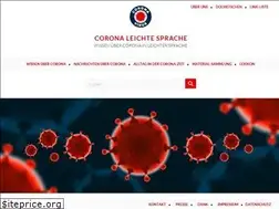 Sites similar to corona-leichte-sprache.de