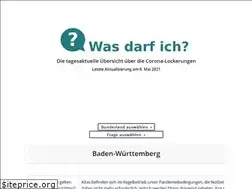 Sites similar to corona-was-darf-ich.de