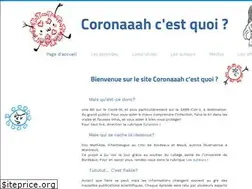 Sites similar to coronaaahcestquoi.com