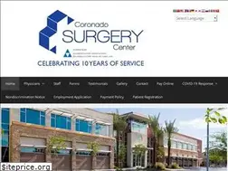 Sites similar to coronadosurgery.com