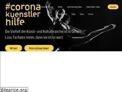 Sites similar to coronakuenstlerhilfe.de