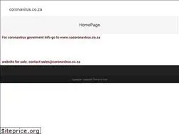 Sites similar to coronavirus.co.za