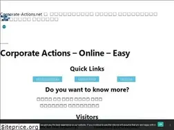 Sites similar to corporate-actions.net
