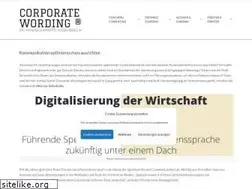 Sites similar to corporate-wording.de