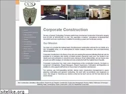 Sites similar to corporateconstructionservices.net
