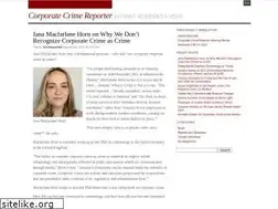 Sites similar to corporatecrimereporter.com