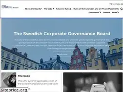 Sites similar to corporategovernanceboard.se