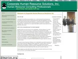 Sites similar to corporatehrsolutions.net