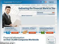 Sites similar to corporateinformation.com