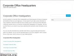 Sites similar to corporateofficehqinfo.com