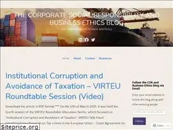 Sites similar to corporatesocialresponsibilityblog.com