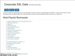 Sites similar to corporatessldata.com