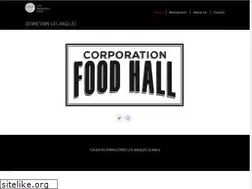 Sites similar to corporationfoodhall.com