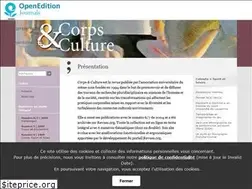 Sites similar to corpsetculture.revues.org