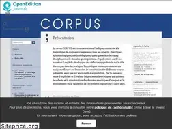Sites similar to corpus.revues.org