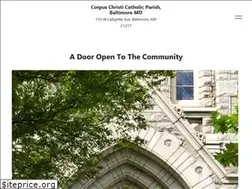 Sites similar to corpuschristibaltimore.org