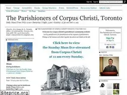 Sites similar to corpuschristichurch.ca
