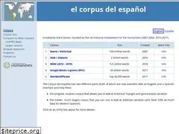 Sites similar to corpusdelespanol.org