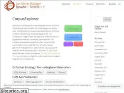 Sites similar to corpusexplorer.de