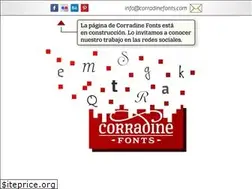Sites similar to corradinefonts.com