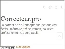 Sites similar to correcteur.pro