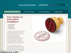 Sites similar to correctfoodsystems.com.au