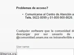 Sites similar to correo.unam.mx
