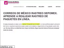 Sites similar to correosdemexicorastreo.com