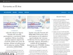 Sites similar to corrientesenelaire.com