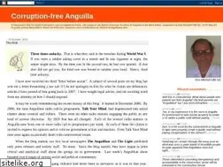 Sites similar to corruptionfreeanguilla.blogspot.com
