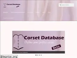 Sites similar to corsetdatabase.com