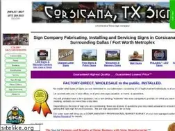 Sites similar to corsicanasigns.com