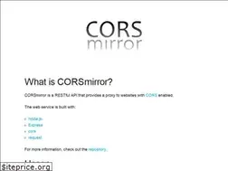 Sites similar to corsmirror.herokuapp.com
