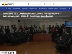 Sites similar to cortenacional.gob.ec