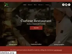 Sites similar to corteserestaurant.com