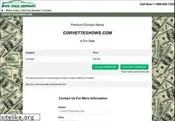 Sites similar to corvetteshows.com