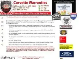 Sites similar to corvettewarranties.com