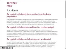 Sites similar to corvinus-mba.hu