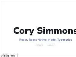 Sites similar to corysimmons.com