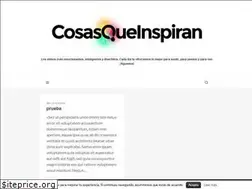 Sites similar to cosasqueinspiran.com