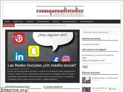 Sites similar to cosasquenadietedice.wordpress.com