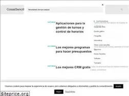 Sites similar to cosassencillas.com