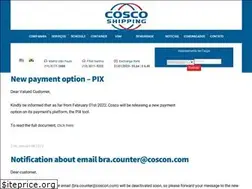 Sites similar to coscoshipping.com.br
