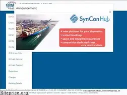Sites similar to coscoshipping.it