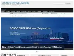Sites similar to coscoshippinglines.be