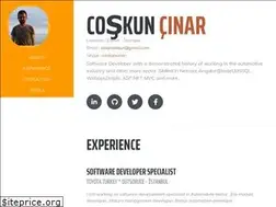 Sites similar to coskuncinar.com
